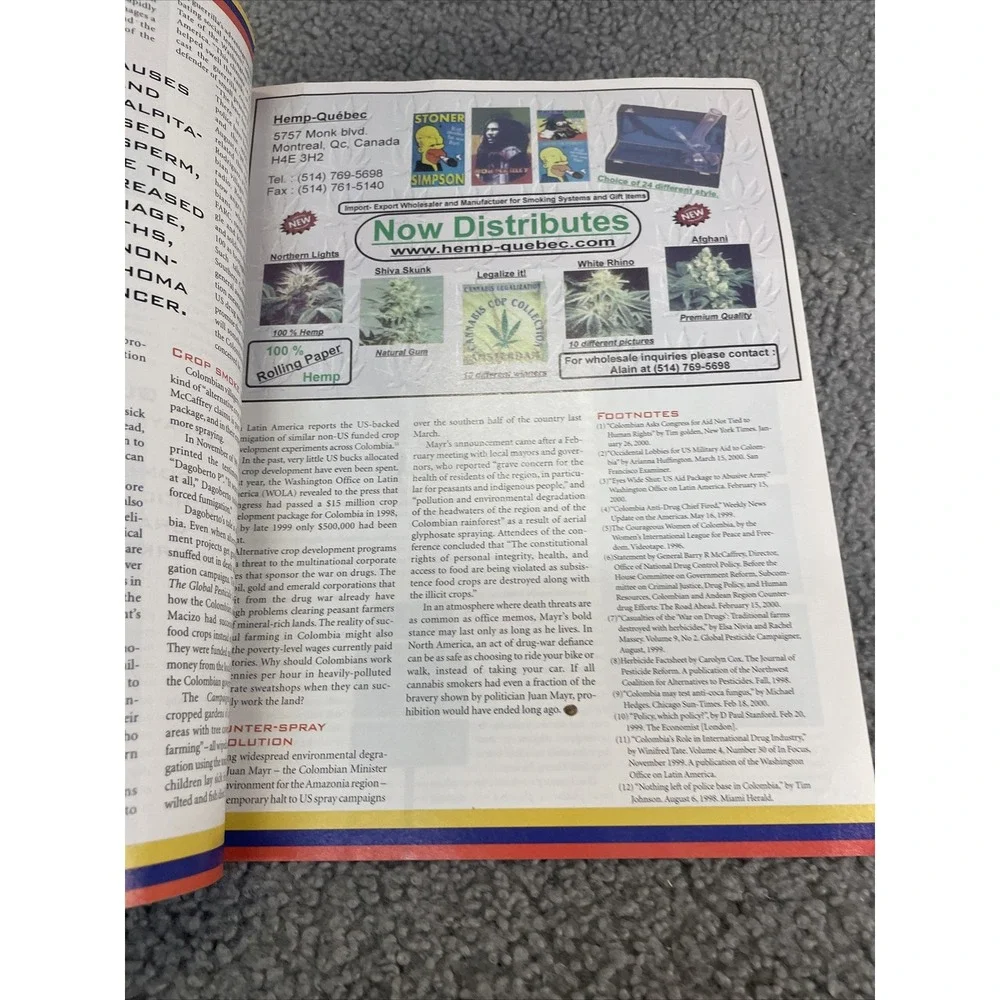 CANNABIS CULTURE MAGAZINE‎ JULY/AUGUST 2000